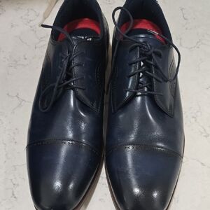 Stacy Adams Navy Blue Oxfords